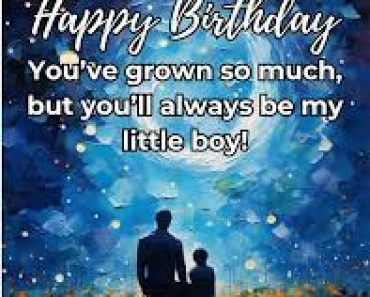 Happy Birthday Wishes For Son From Mom